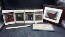 Wall Plaques, Framed Chicken Picture, Goose Sign