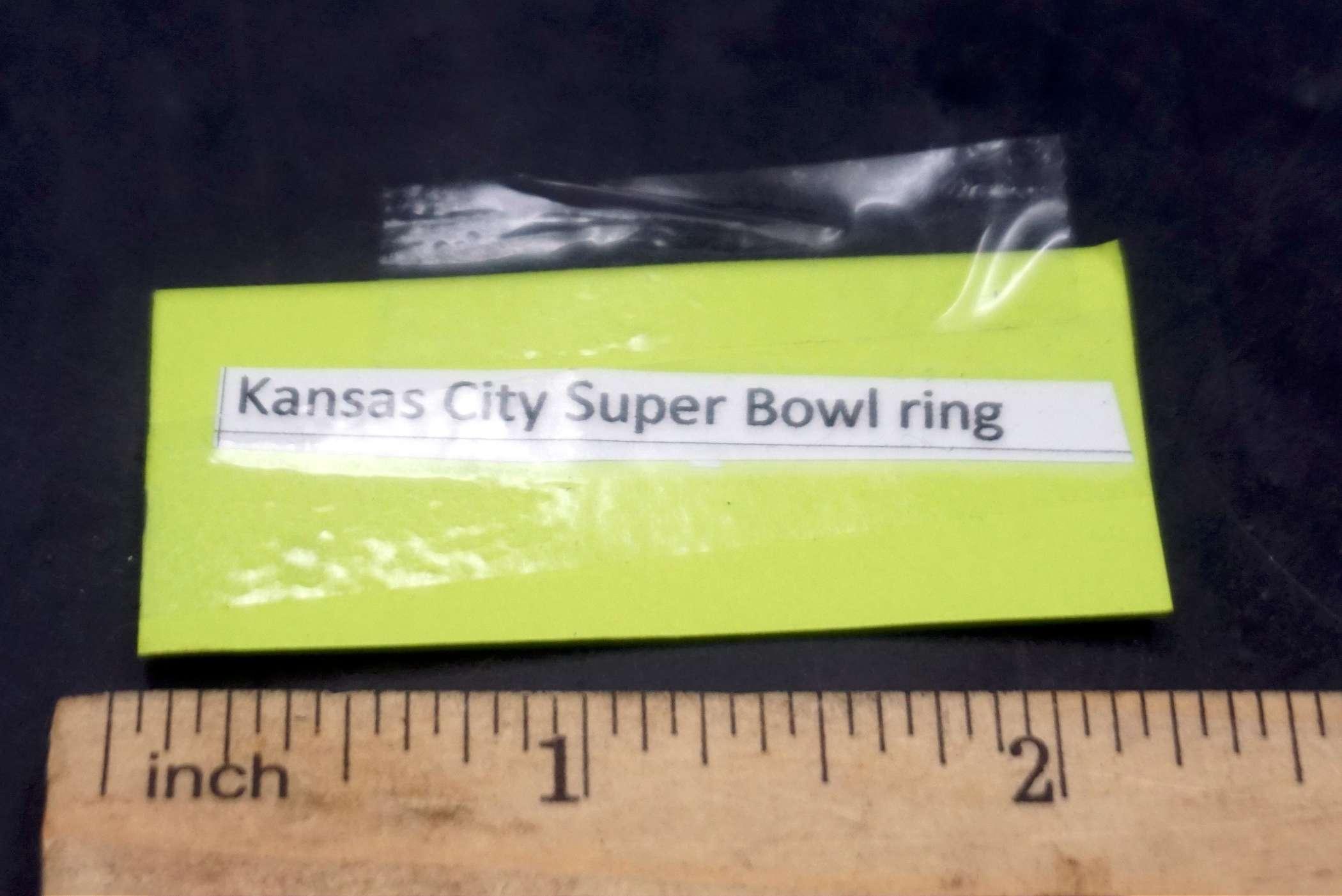 Kansas City Super Bowl Ring - 2022 - Commemorative Repop