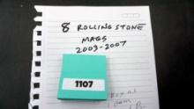 8 Rolling Stone Magazines - 2003-2007