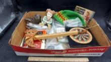 Wooden Ax & Game, Recipe Book, Hat, Figurines, Coasters & Hardware