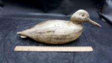 Wooden Carved Duck - '87