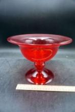 Red Glass Bowl