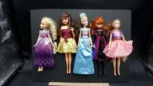 5 - Barbie Dolls