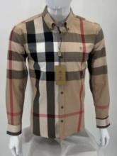 Burberry Long Sleeve Camel - Large - With Tags