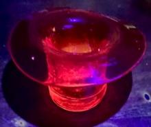 Amberina Hat Cadmium Uranium Glow - - Very Uv Reactive Like Uranium Glass - Adds Nice Color To Urani