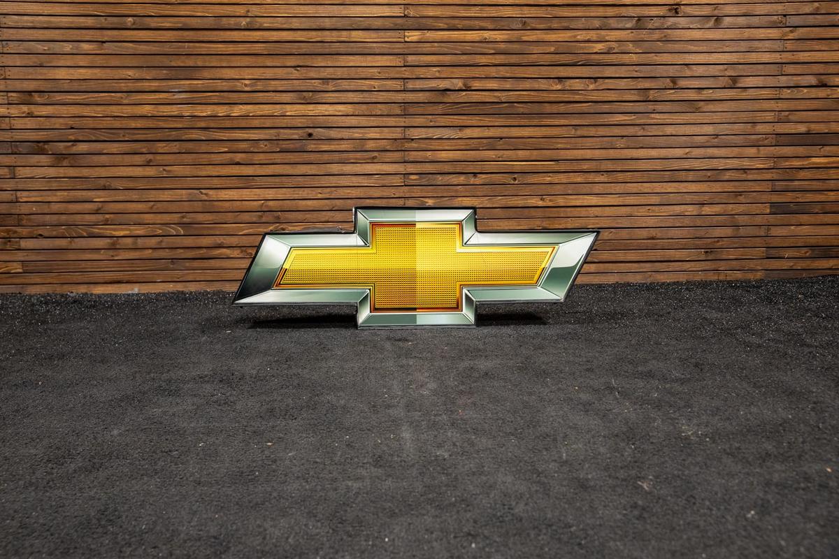 1990s Chevrolet Bow-Tie Logo Sign