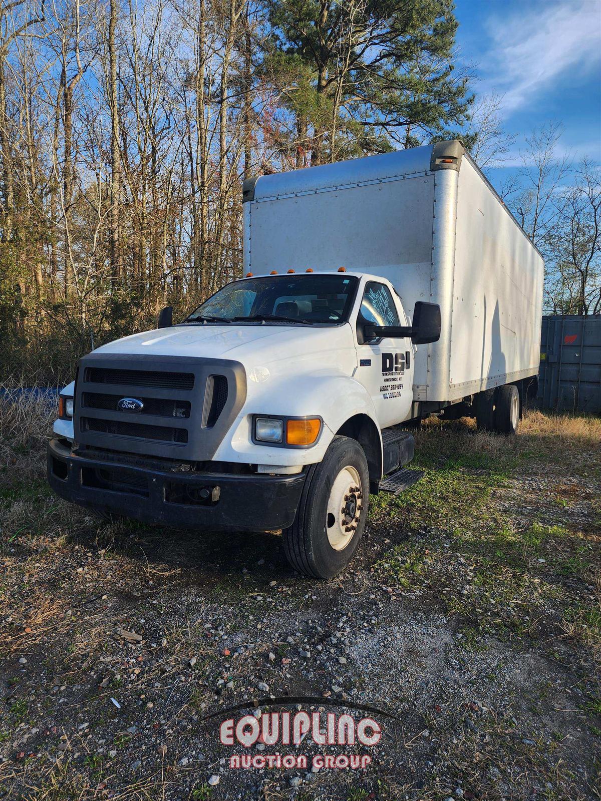 2013 FORD F750 NON CDL BOX TRUCK