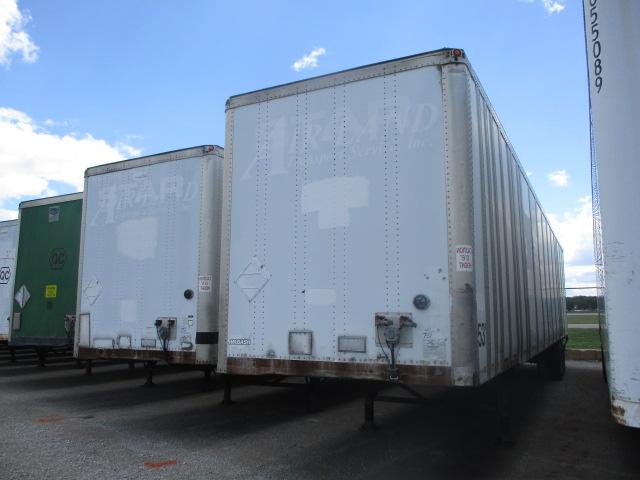 2001 WABASH 53 Ft. Aluminum Plate Van