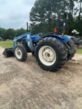 New Holland TN65 4x4 Diesel Tractor 1179 hrs Front loader attachment with Quick Attach Runs & operat