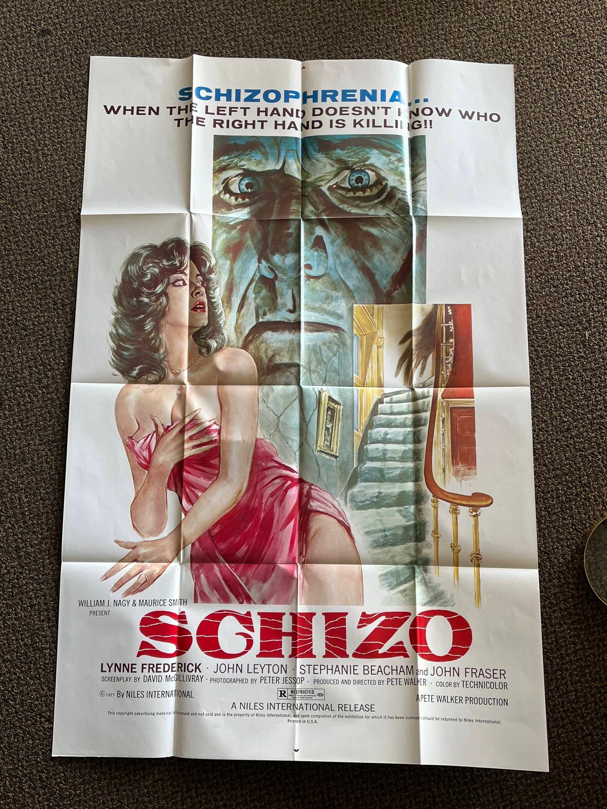 Schizo 1977 Movie Poster