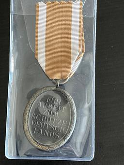 WWII German West Wall Medal with Original Ribbon