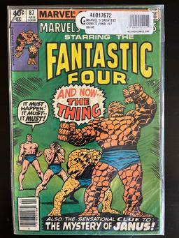 Marvels Greatest Comics Marvel Comic #87 Bronze Age 1980 Fantastic Four