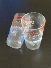 (2) WWII Remember Pearl Harbor - Dec. 7, 1941 Drinking Glasses