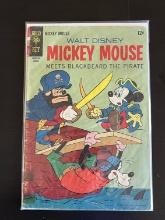Mickey Mouse Meets Blackbeard the Pirate Gold Key Comic #114 Silver Age 1967