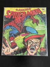 The Amazing Spider-Man Book and Record Set The Mad Hatter of Manhattan Marvel Comics #1248 Bronze Ag