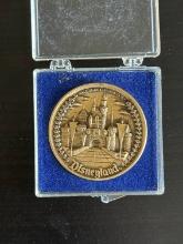 1981 Festival Japan for Disneyland Bronze Medallion With Mickey & Minnie and Disneyland Castle