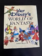 Walt Disney's World of Fantasy HB Coffee Table Book 1982 Adrian Bailey Chartwell Books With DustJack