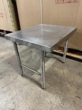 24" x 28" x 24.25"H All Stainless Steel Equipment Stand