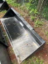 84IN Smooth Skid Steer Bucket