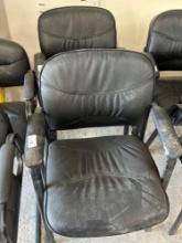 2- leather office chairs