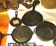 VINTAGE CAST IRON ITEMS - PICK UP ONLY
