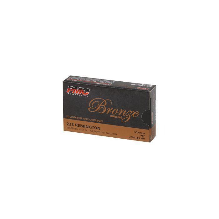 PMC Bronze .223 Remington Rifle Ammo - 55 Grain | SP