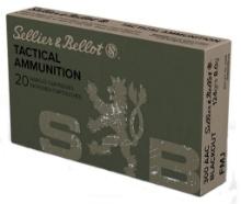 Sellier Bellot SB300BLKA Rifle 300 Blackout 124 gr Full Metal Jacket FMJ 20 Per Box