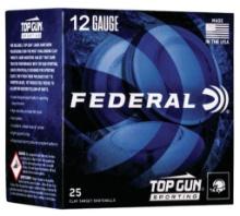 Federal TGS12875 Top Gun 12 Gauge 2.75 1 oz 7.5 Shot 25 Per Box
