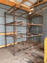HEAVY DUTY RACK MADE OUT OF 2 3/8 PIPE