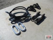 Safety Cables, Locking Carabiners, Blue OX Dingy Towing Parts *HLB