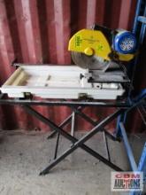 QEO 60020 Professional Tile Saw, Dual-speed 2 HP, 15apms, 2 Pole, 1750/2450 RPM - Runs *GLF