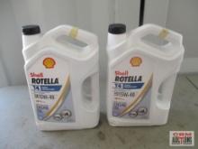 Shell Rotella T4 Triple Protection SAE 15W-40 Heavy Duty Engine Oil 1 Gal(+/-) - Set of 2 *CLT