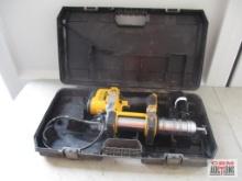 Dewalt DCGG571 Cordless Grease Gun, 20 Volt w/ Molded Storage Case & Shoulder Strap - No Charger -