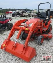 Kubota BX1850 Compact Tractor With Front Loader,...18 HP 3 Cyl Diesel, 803 Hrs,...Hydrostatic