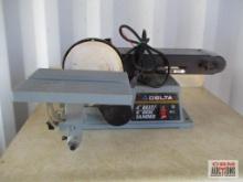 Delta 31-460 4" Belt / 6" Disc Sander, Type 2, 1/3HP, 20V, 60Hz - Seller Says Runs *J