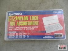 Storehouse 09629 SAE 150pc(+/-) Nylon Lock Nut Assortment w/ Storage Case... *BLT