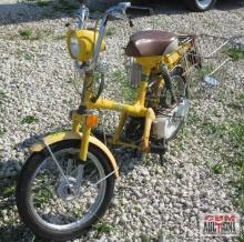 1977 Honda Express Moped 1,448 Miles Vin # NC50-2016319 (Seller Said Needs Carb Work-Unknown-NO