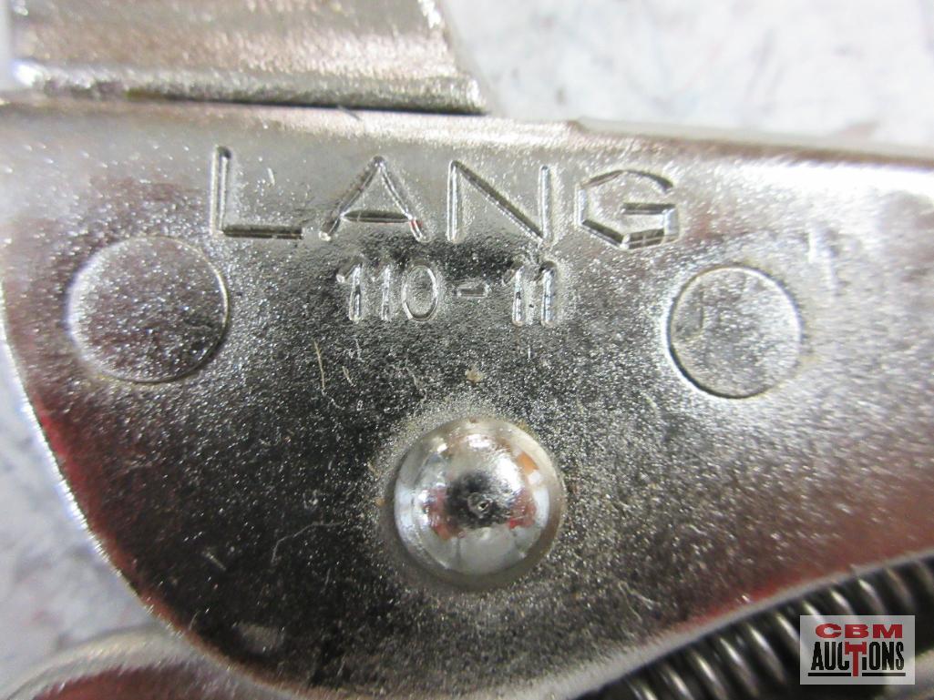 Lang Tools 110-11 11" C-Clamp Locking Pliers Lang Tools 100-07 7" Locking Pliers w/ Curved Jaws
