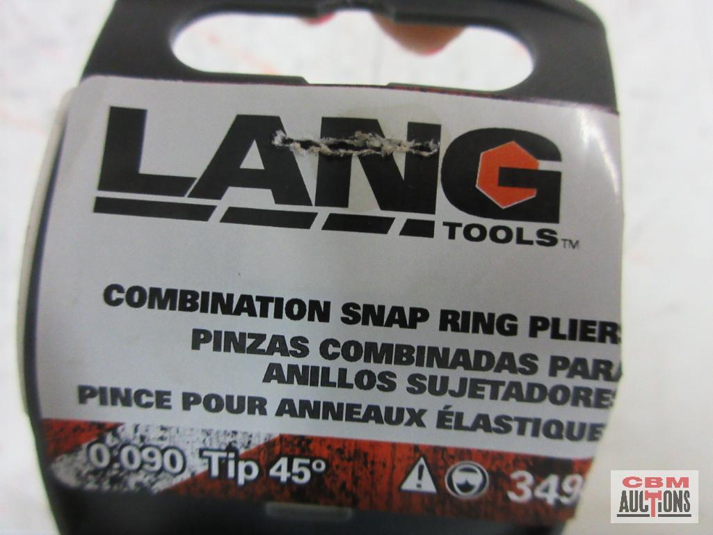 Lang Tools 3589 Combination Snap Ring Pliers 0.070 Tip 0* Lang Tools 3493... Combination Snap Ring