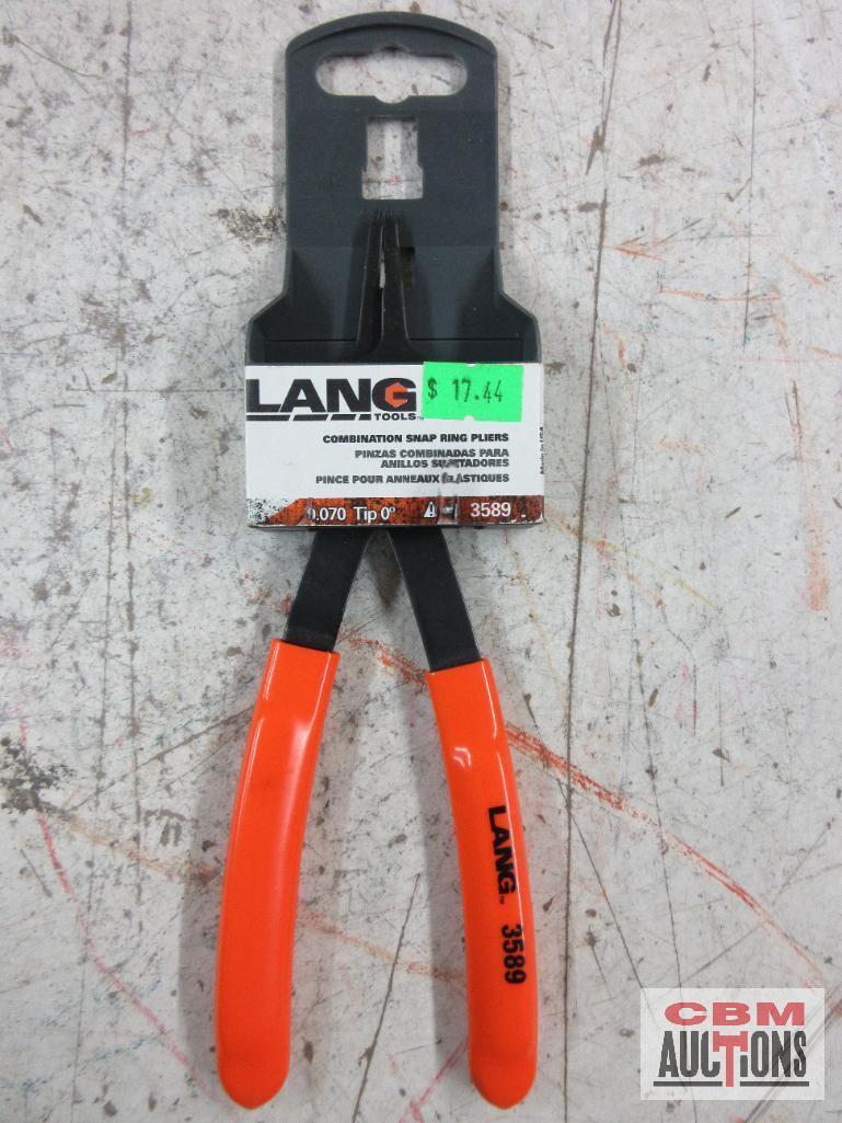 Lang Tools 3484 Combination Snap Ring Pliers 0.035 Tip 45* Lang Tools 3486 Combination Snap Ring