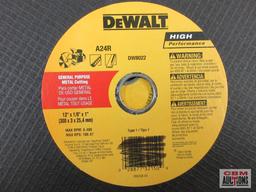 Dewalt DW8022Z...12" x 1/8" x 1" Metal Cut-Off Wheel, Type 1 - Set od 10 (+/-)