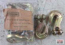 Wisdom 25-CH516-1, 5/16" Clevis Crab Hook - Set of 5