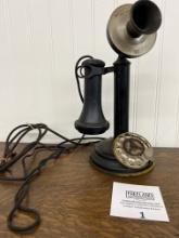 Automatic Electric Candlestick telephone w/Mercedes Dial