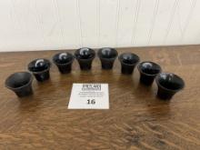 8 early 1900s original telephone mouthpieces Kellogg, WE and others