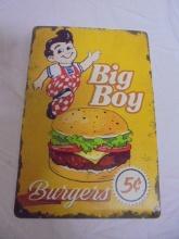 Big Boy Burgers Metal Sign