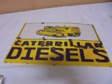 Caterpillar Diesels Metal Sign