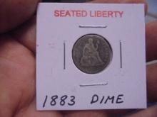 1883 Seated Liberty Dime