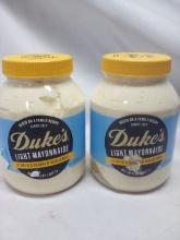 Duke’s Light Mayonaise 2- 30 fl oz jars