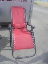 Red Anti Gravity Lawn Chair
