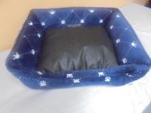 Small Blue Pet Bed